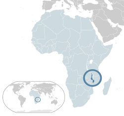 Malawin sijainti Afrikassa (merkitty vaaleansinisellä ja tummanharmaalla) ja Afrikan unionissa (merkitty vaaleansinisellä).